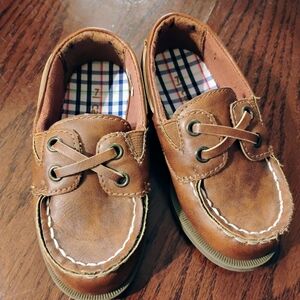 Carter's Tan Kids Moccasins